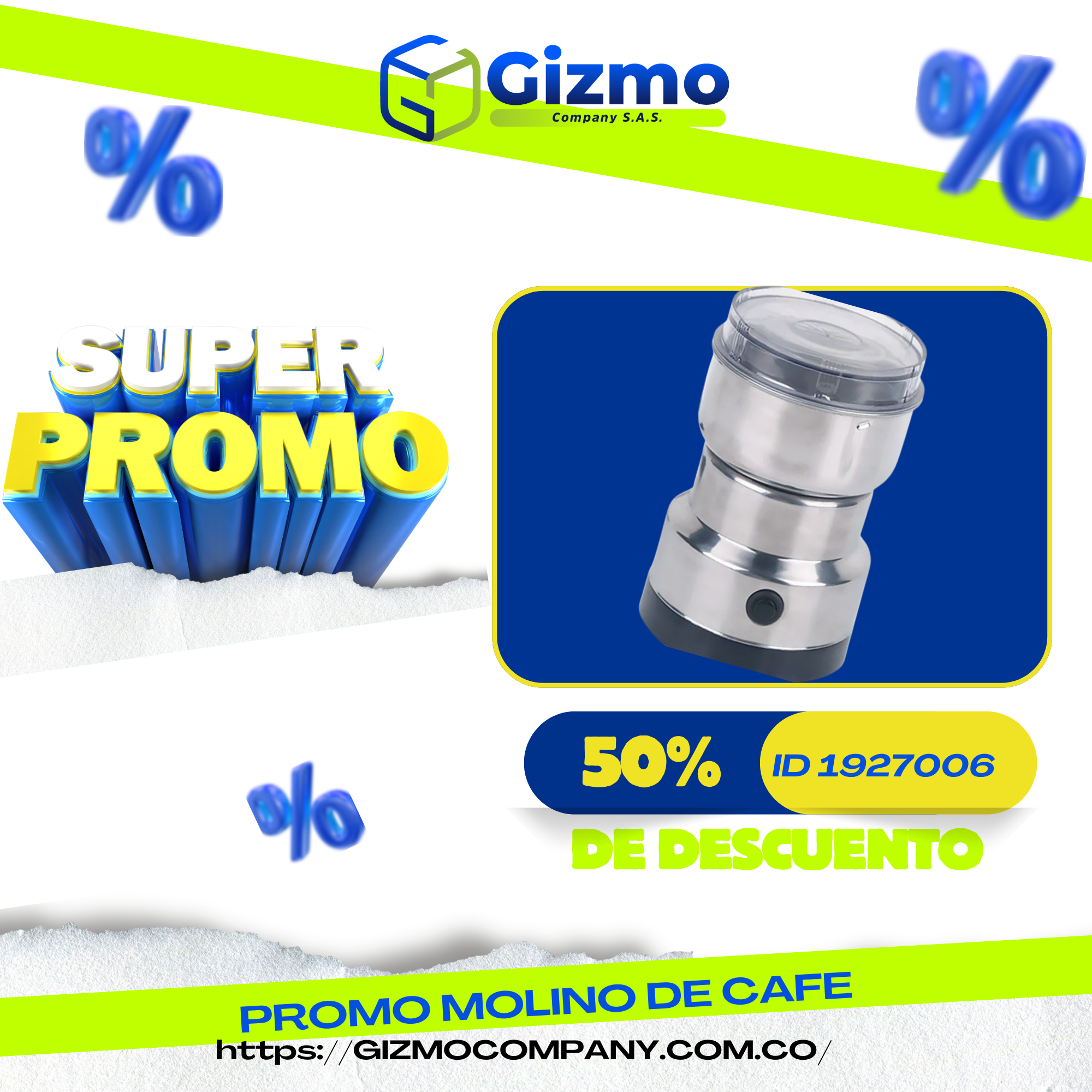PROMO MOLINO DE CAFE